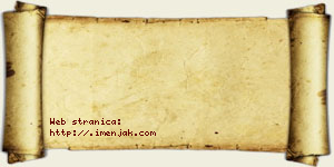 Isidora Jačovac vizit kartica